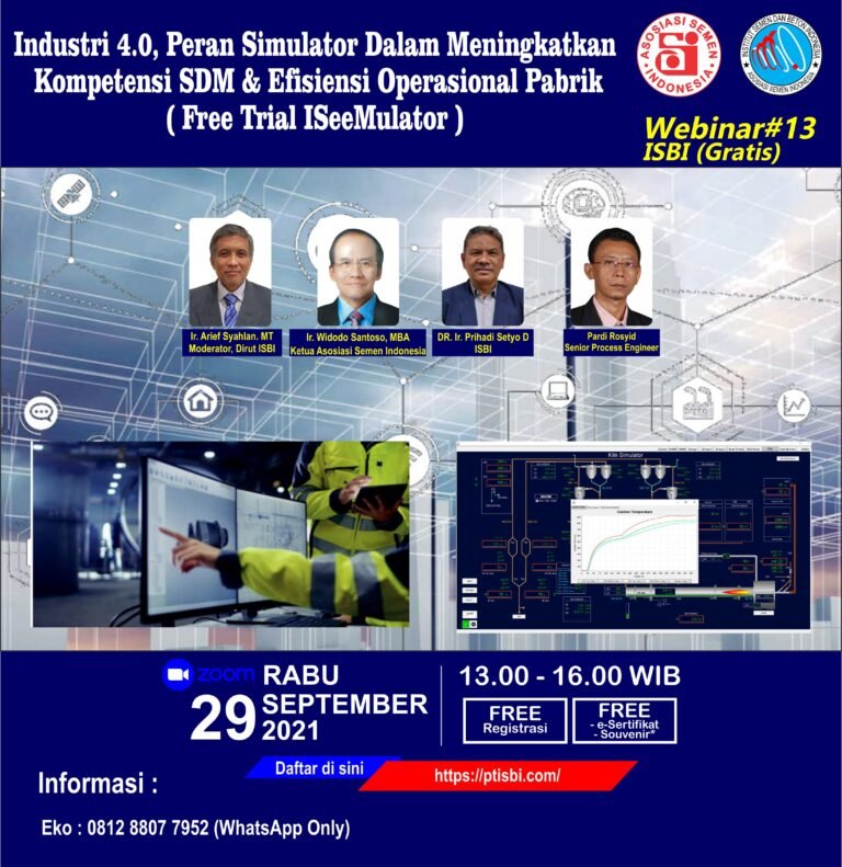 Industri 4.0, Peran Simulator dalam Meningkatkan Kompetensi SDM & Efisiensi Operasional Pabrik (Free Trial ISeeMulator)